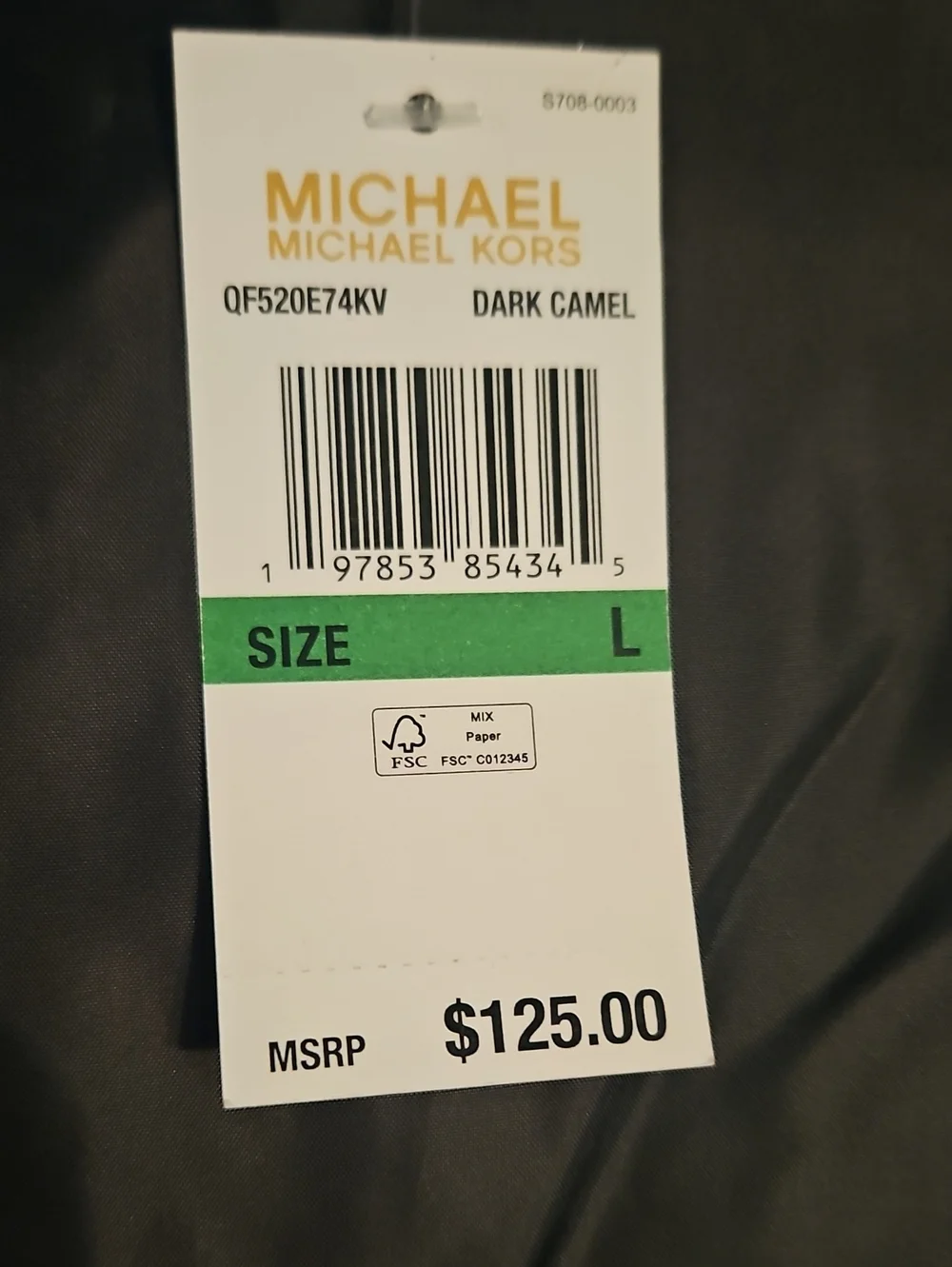 Michael Kors Leopard-Print Quilted Puffer Vest in Tan and Black